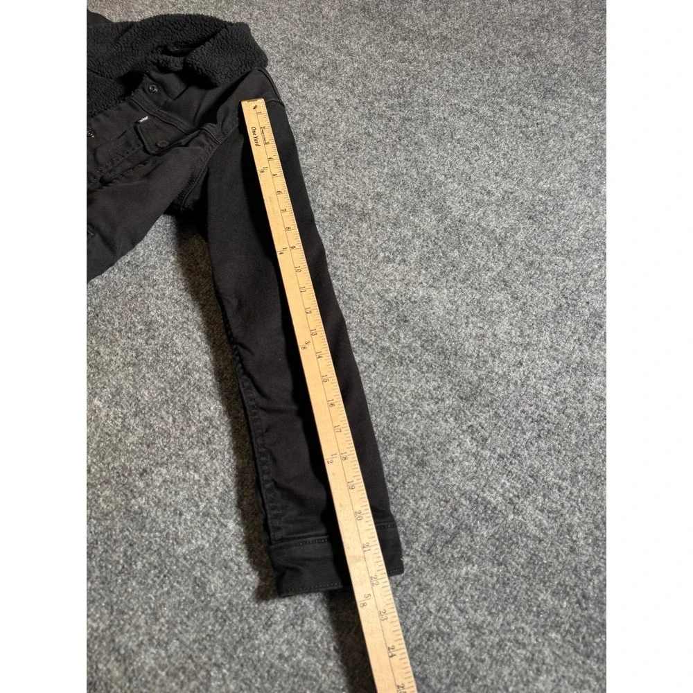 Levi's Black Sherpa-Lined Denim Jacket